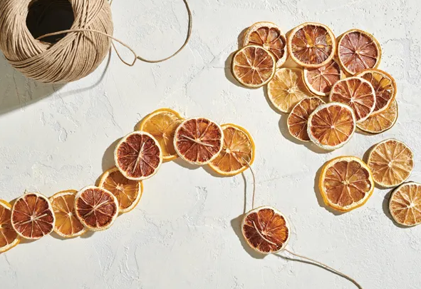 Drying Orange Slices for Garland, Cocktails, Gift Giving and More