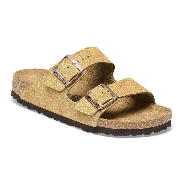 Birkenstock Arizona Suede Latte Cream - Classic Two-Strap  display picture 1