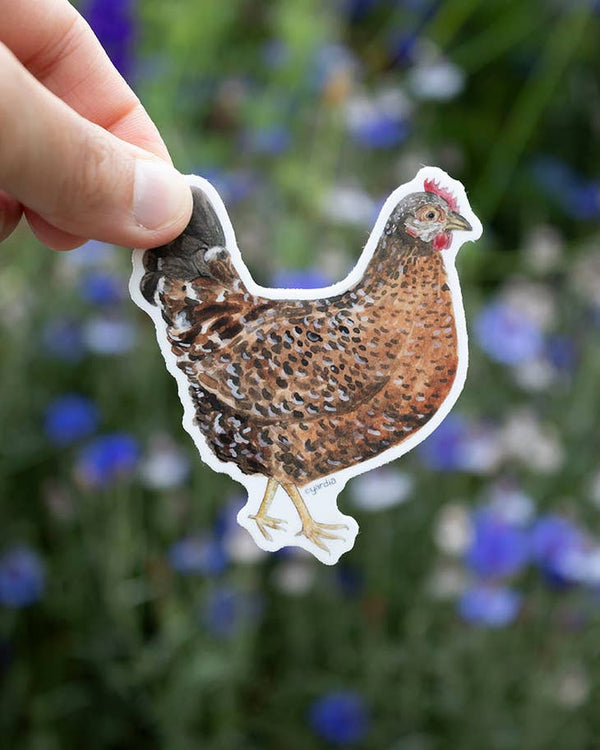 Speckled Sussex Chicken Sticker