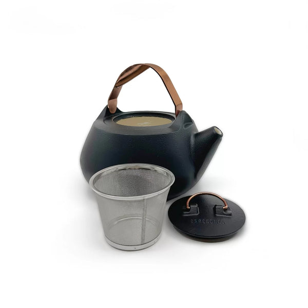 Enamel Lined Cast Iron Teapot
