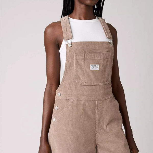 Xl Corduroy Overalls - Taupe Gray