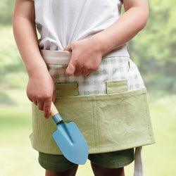 Kids Green Gingham Apron