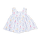Ribbon Bouquets Dress with Bow