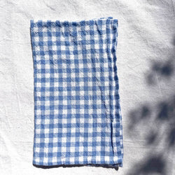 Organic Cotton Linen Towels- Madras Checks