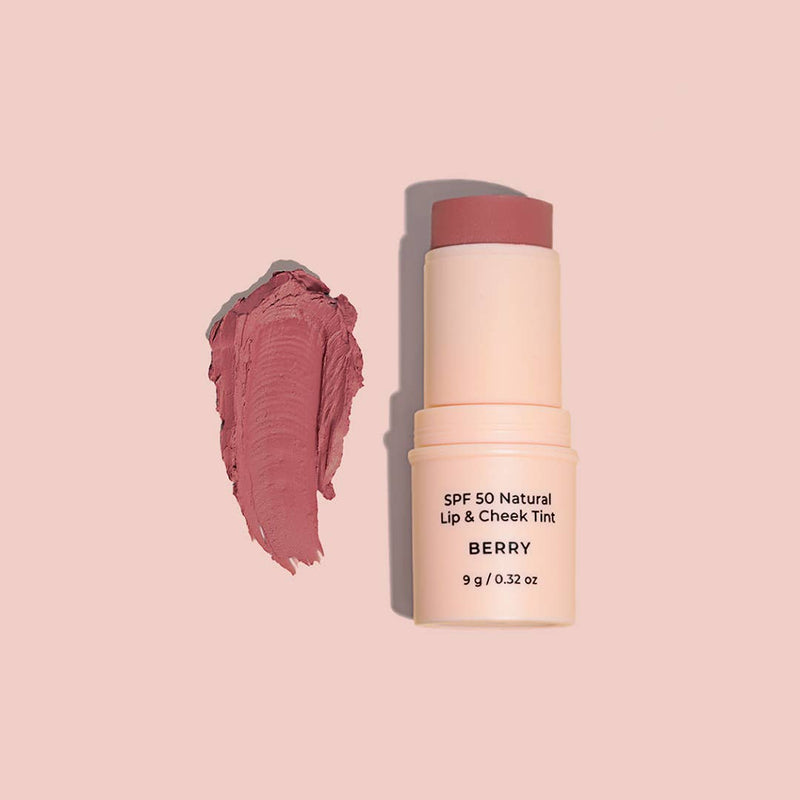 Natural Lip & Cheek Tint - SPF 50