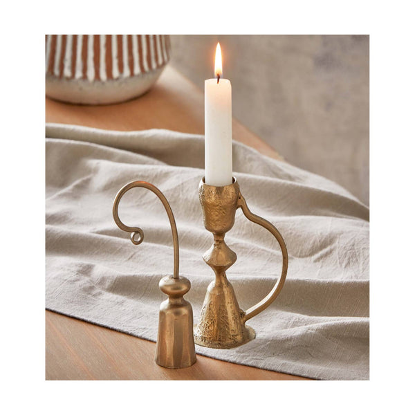 Taza Candle Snuffer Antique Gold Iron