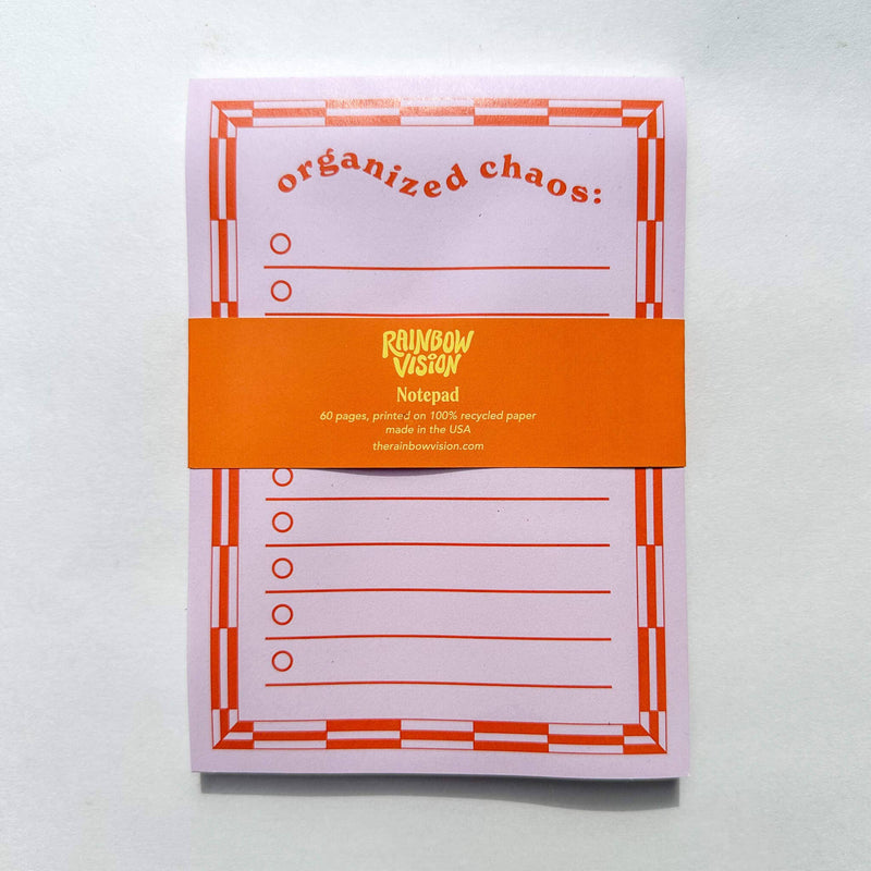 Organized Chaos Notepad