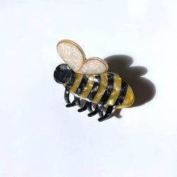 Hand-painted Bee Hair Claw Clip