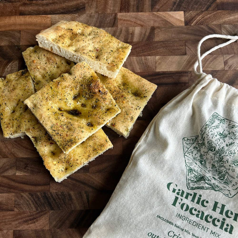 Garlic Herb Focaccia Bread Kit