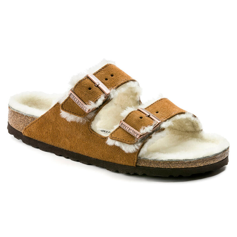 Arizona Shearling Suede Leather - Mink