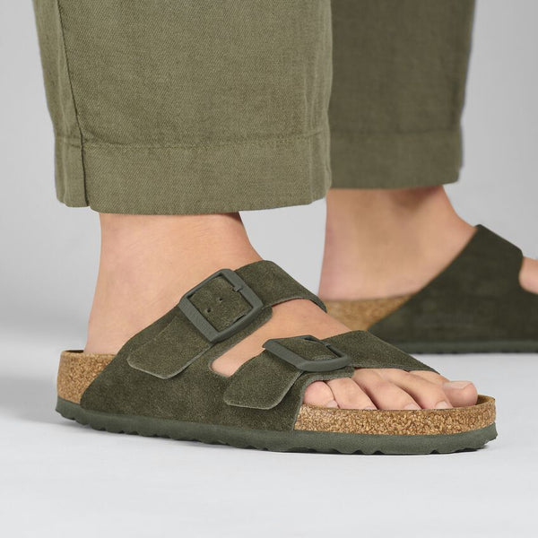 Birkenstock Arizona - Suede Leather Thyme