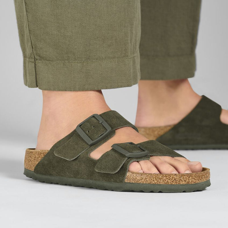 Birkenstock Arizona - Suede Leather Thyme