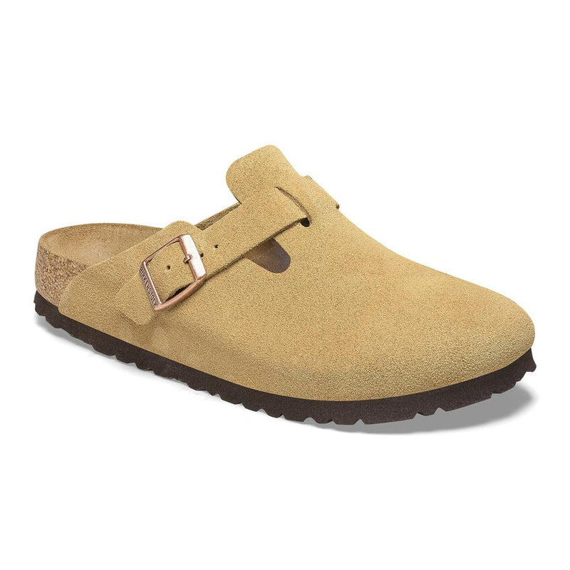 Boston Birkenstock in Latte Cream