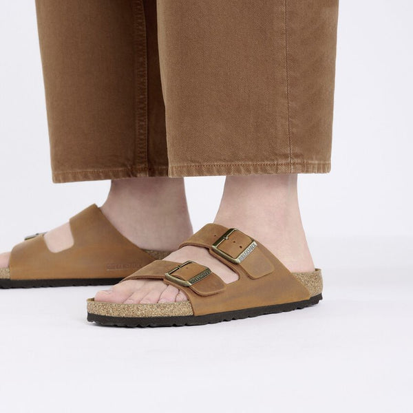 Arizona Cognac Oil Leather - Narrow