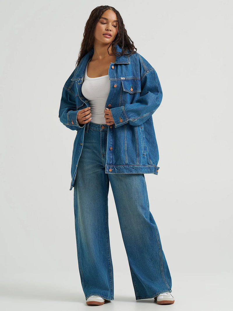 Women's Oversized Mega Trucker Jacket