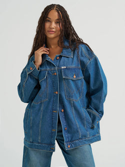 Women's Oversized Mega Trucker Jacket