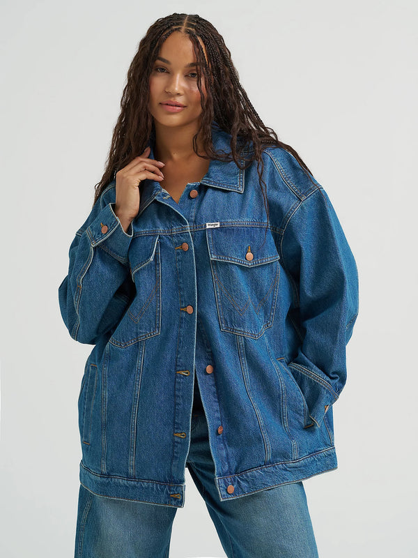 Women's Oversized Mega Trucker Jacket