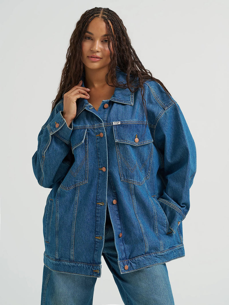 Women's Oversized Mega Trucker Jacket