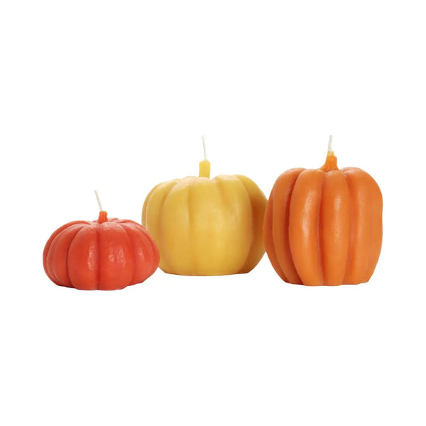 Pumpkin Candles- 100% Pure Beeswax