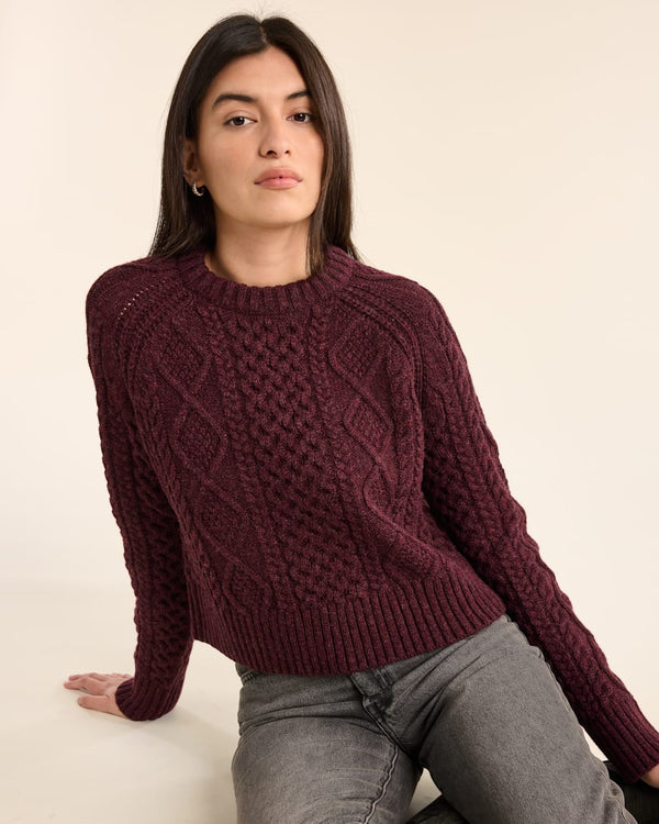 WOMEN'S FISHERMAN SWEATER