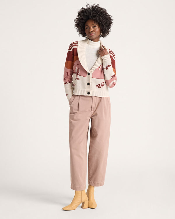 Western Scenic Cardigan