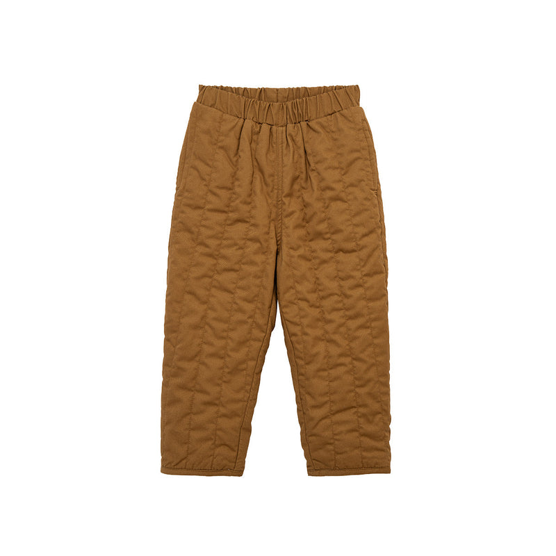 Golden Brown Quilted Pants