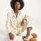 Ski Print Flannel Pajama Set