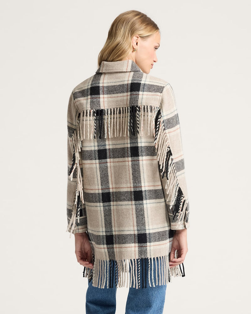 PENDLETON JOLENE WOOL FRINGED JACKET
