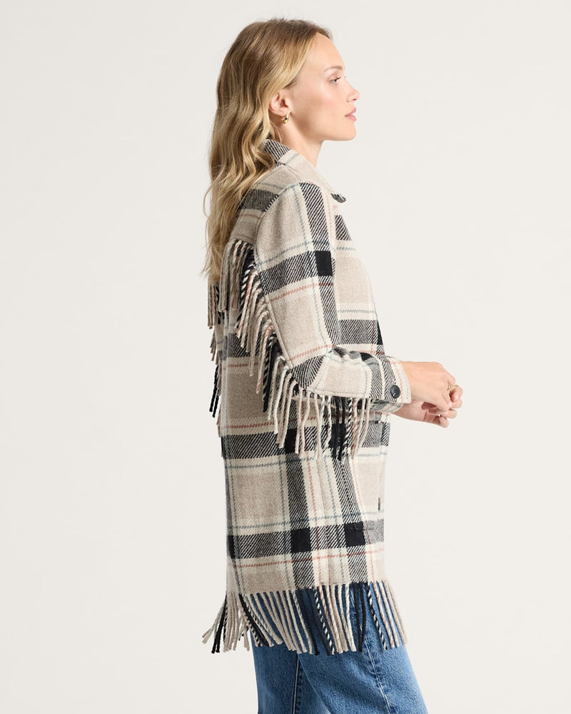 PENDLETON JOLENE WOOL FRINGED JACKET