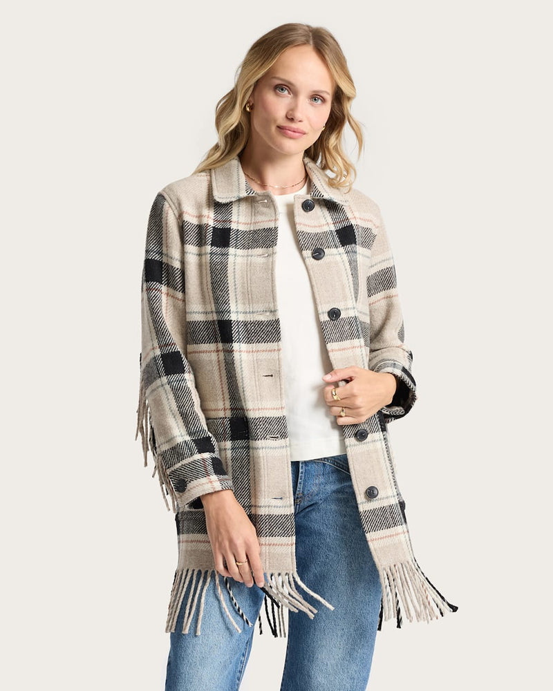 PENDLETON JOLENE WOOL FRINGED JACKET