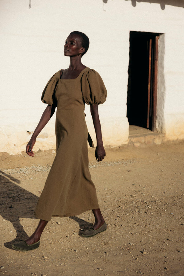 The Maria Dress - Olive
