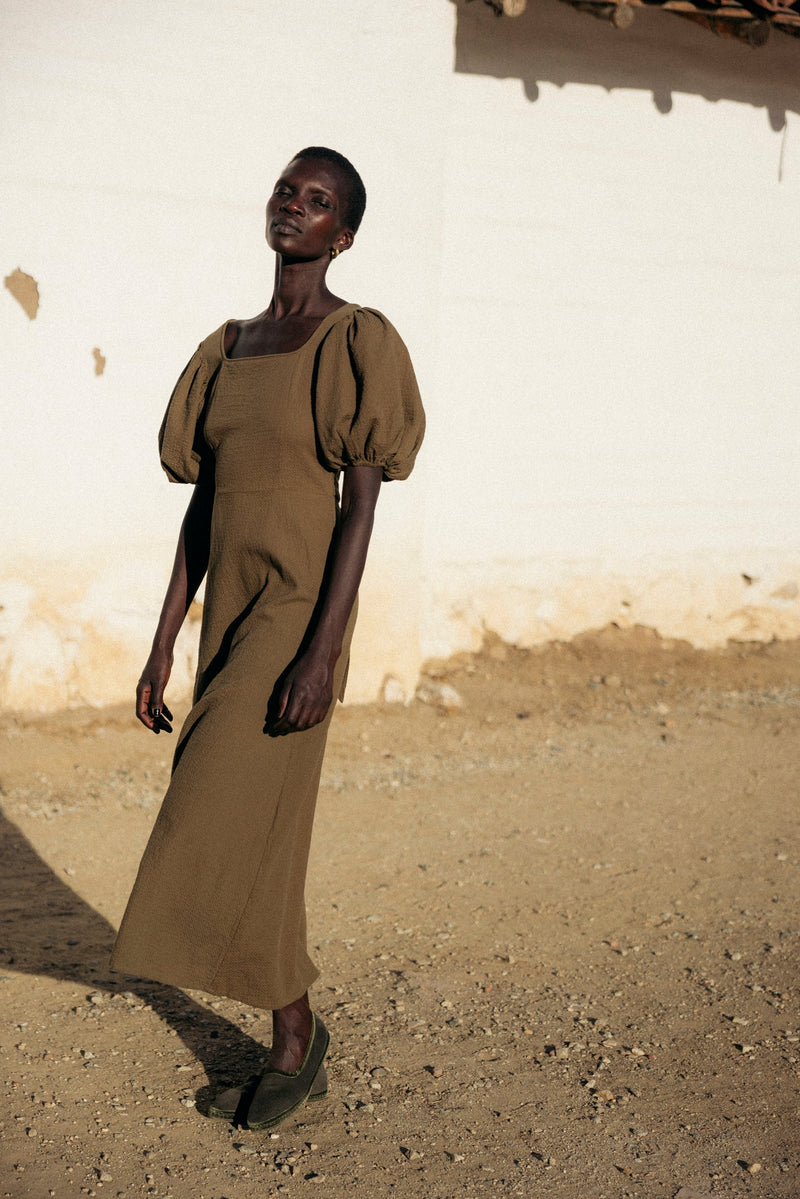 The Maria Dress - Olive