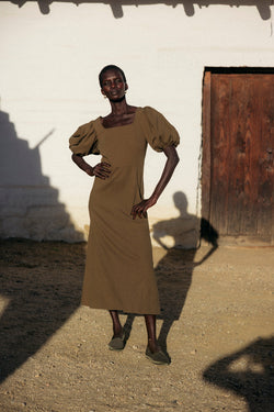 The Maria Dress - Olive