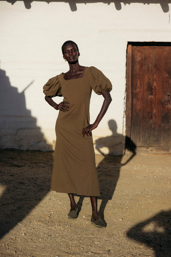The Maria Dress - Olive