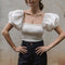 The Amelia Blouse - Blanc