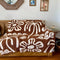 Hanalei Plush Throw - Mocha & Cream