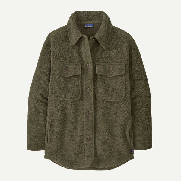 Women's Retro Pile Shacket