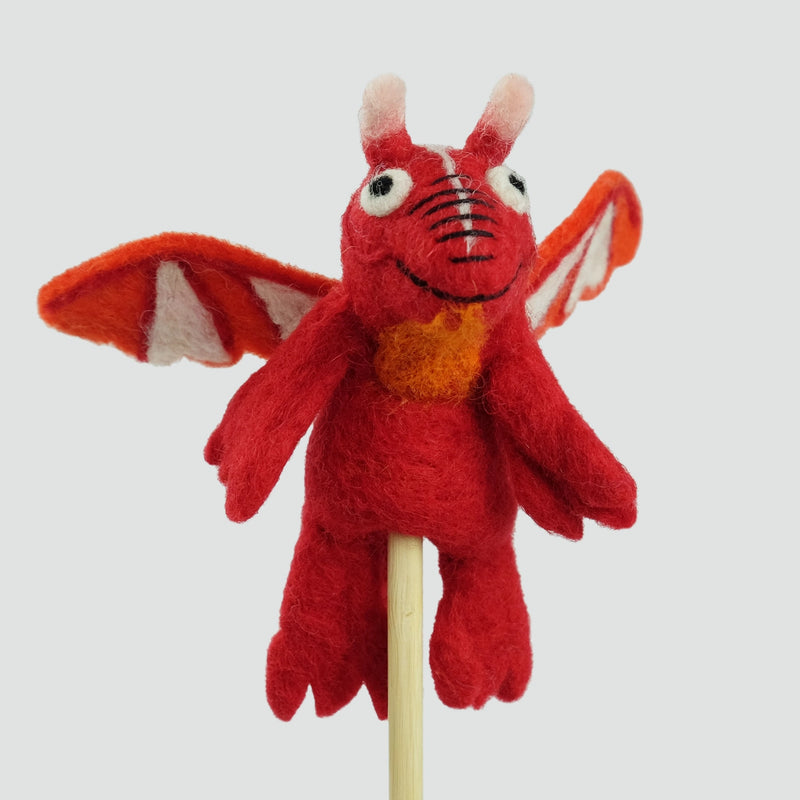 Felt Finger Puppets - Dragons