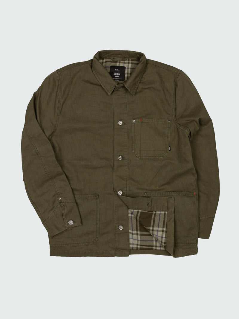Men's Basset Flannel Lined Jacket - Olive