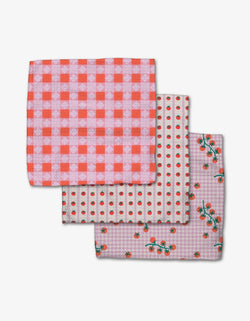 Quilt Tomato Harvest Dishcloth Set