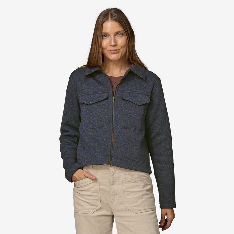 Women's Better Sweater Zippered Fleece Chore Jacket