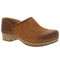 Dansko Brenna Clog in Tan Burnished Suede