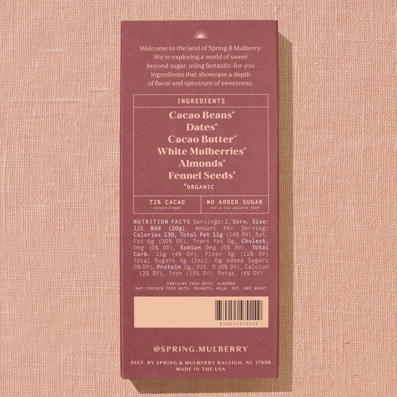 Mulberry Fennel Date-Sweetened Dark