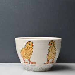 Ceramic Baby Chicks Bowl