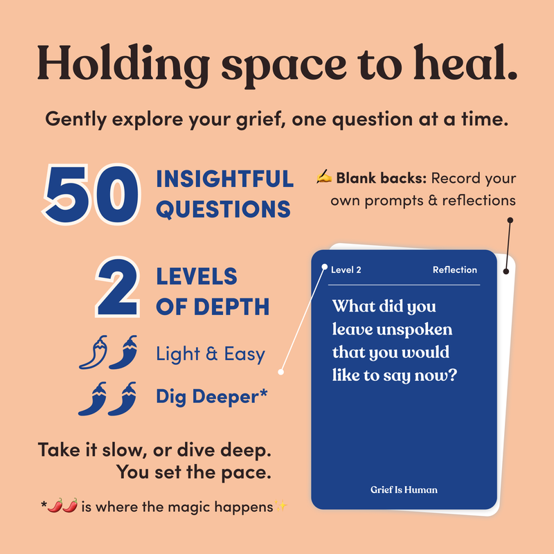 Grief Is Human Conversation Cards