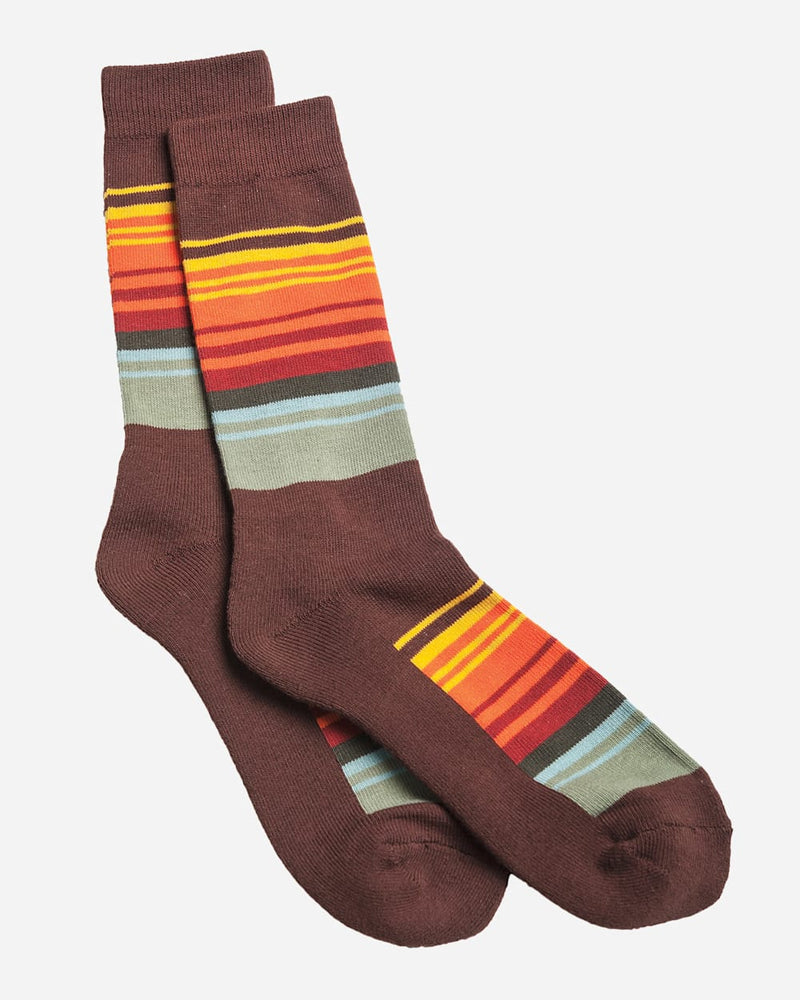 National Park Stripe Crew Sock