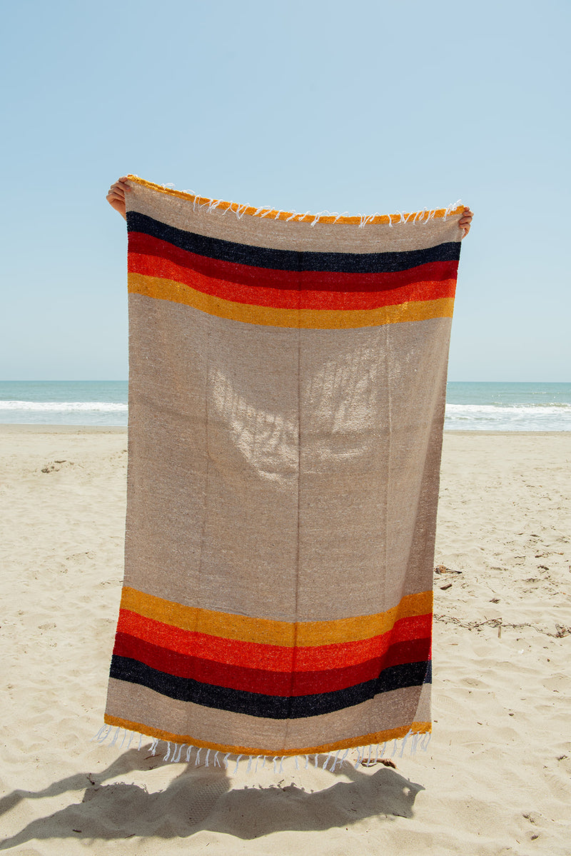 Vintage Desert - Recycled Throw Blanket