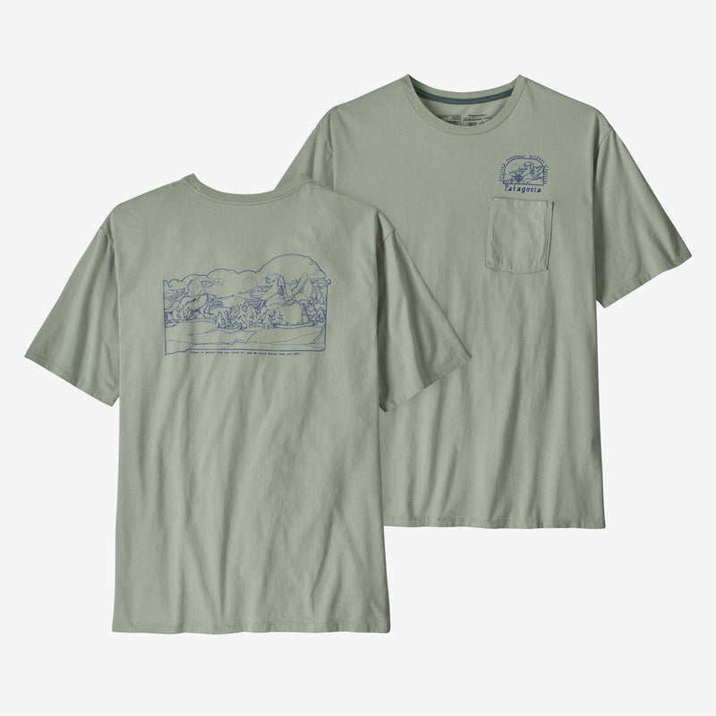 Men's Lost and Found Organic Pocket T-Shirt