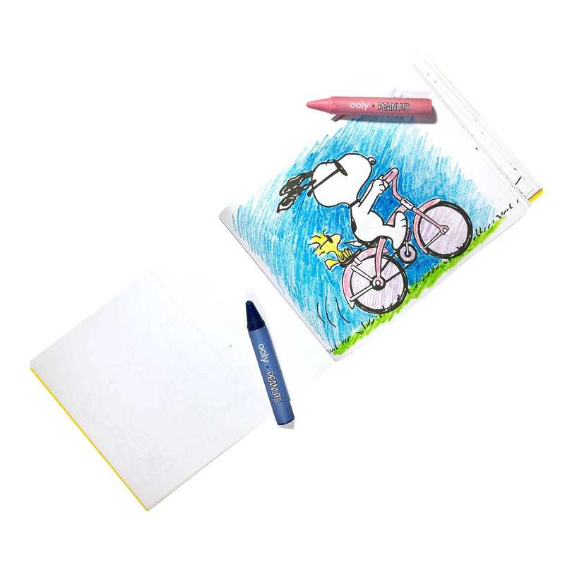 OOLY x Peanuts: Snoopy School Coloring Travel Set