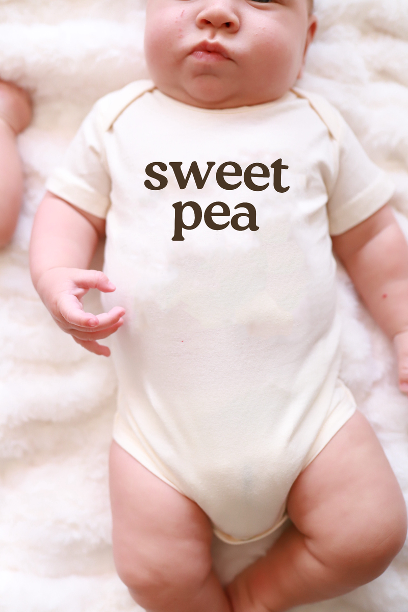 Sweet Pea Baby Onesie